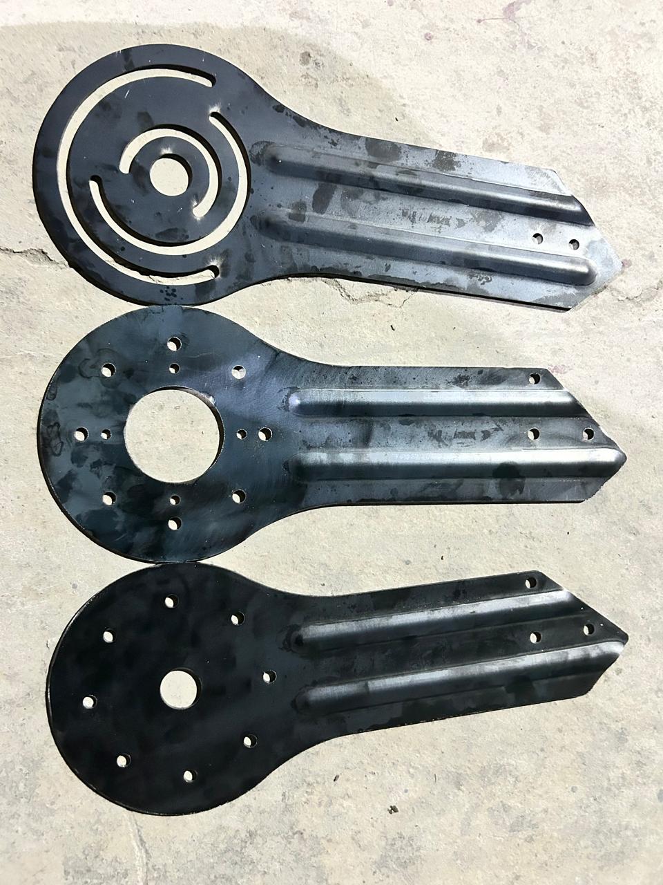 Profiled metal plates