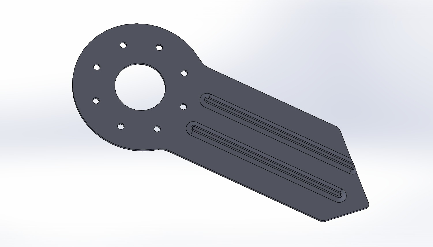 Cut metal profile